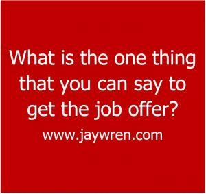 Job offer